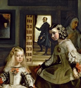 Las Meninas of De Familie van Filips IV (detail)
